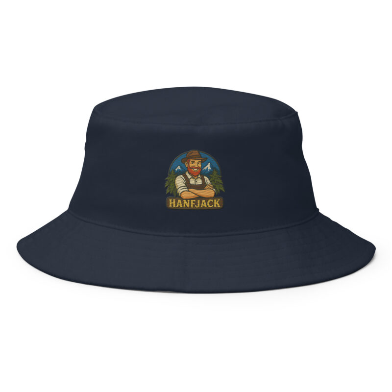 Fischerhut mit Hanfjack Logo gestickt – Bild 5