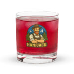 Whiskey-Glas mit Hanfjack Logo