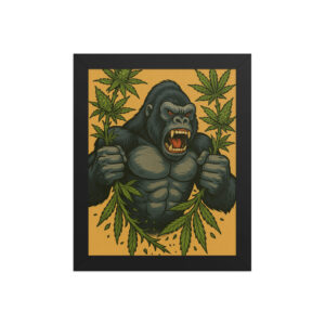 Gerahmtes Poster Gorilla Glue Monster