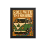 Gerahmtes Poster Roll with The Greens 20x25 cm