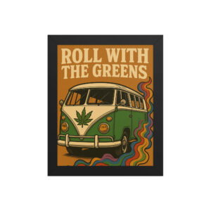 Gerahmtes Poster Roll with The Greens 20x25 cm