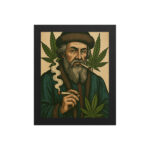 Gerahmtes Poster Johannes Gutenberg 20x25 cm