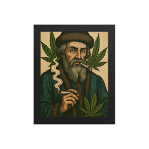 Gerahmtes Poster Johannes Gutenberg 20x25 cm