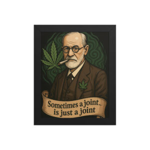 Gerahmtes Poster Sigmund Freud 20x25 cm