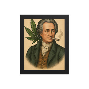Gerahmtes Poster Johann Wolfgang von Goethe 20x25 cm