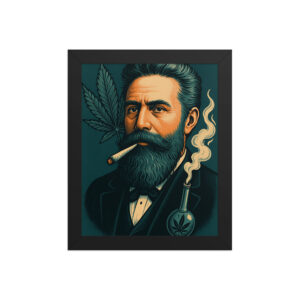 Gerahmtes Poster Wilhelm Conrad Röntgen 20x25 cm