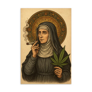 Standard-Postkarte Hildegard von Bingen
