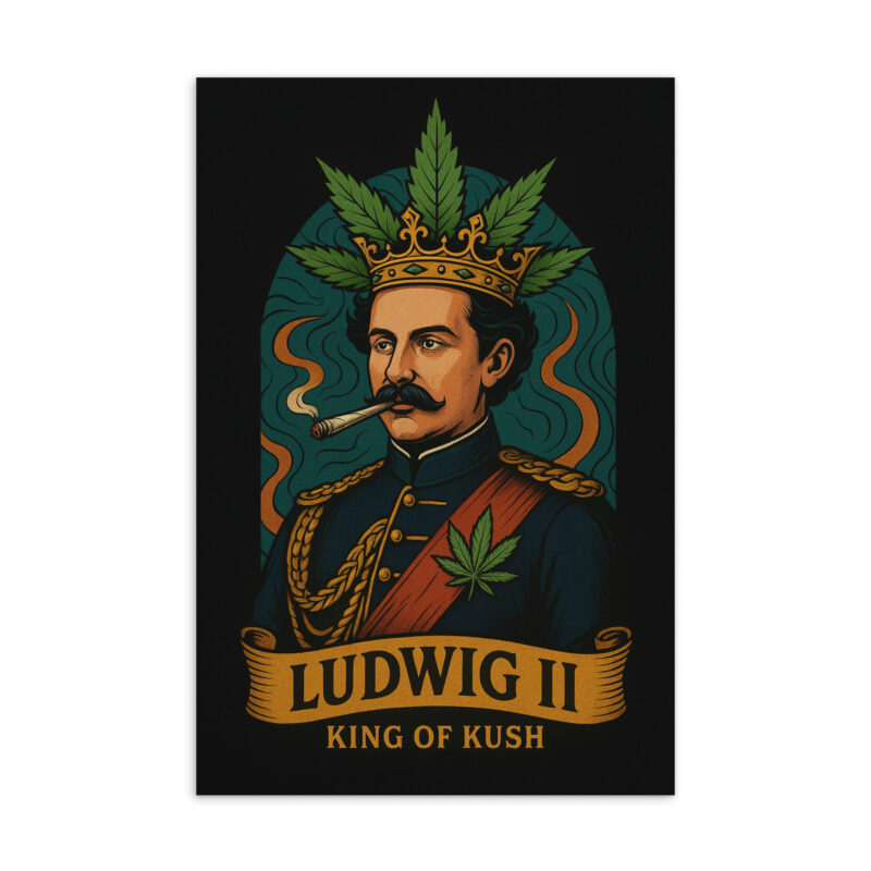 Standard-Postkarte König Ludwig II