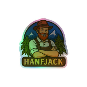 Holografische Kiss-Cut Aufkleber – Hanfjack Aufkleber Hanfjack Merch