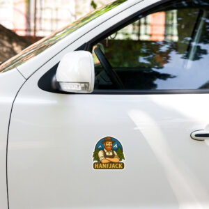 Blasenfreie Aufkleber - Hanfjack Logo