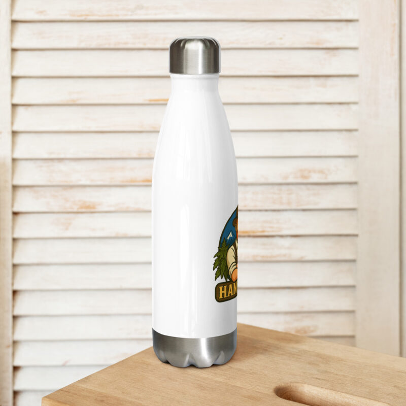 Edelstahl Trinkflasche - Hanfjack Logo – Bild 3