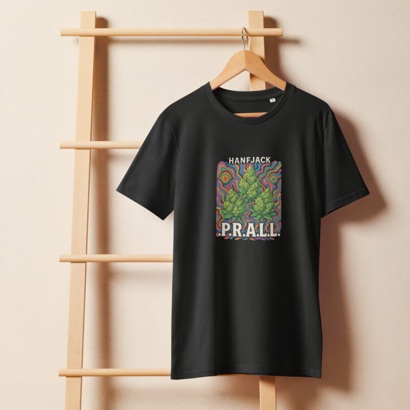 Mittelschweres Unisex Bio-T-Shirt - Hanfjack .P.R.A.L.L. – Bild 7