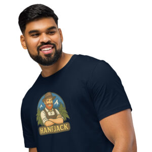 Mittelschweres Unisex Bio-T-Shirt – Hanfjack Logo T-Shirts Hanfjack Merch