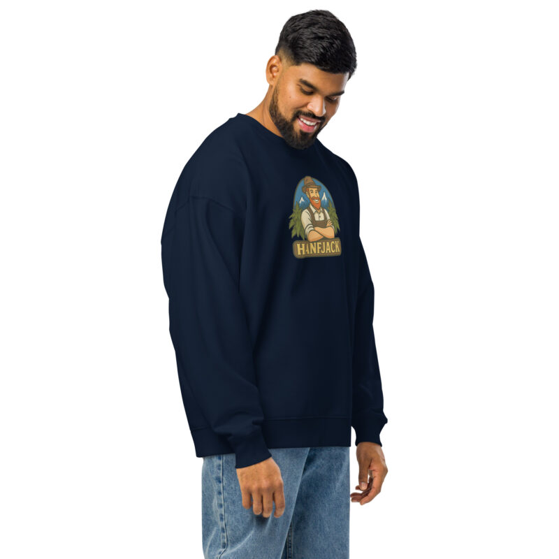 Oversized Unisex Bio-Pullover - Hanfjack – Bild 6