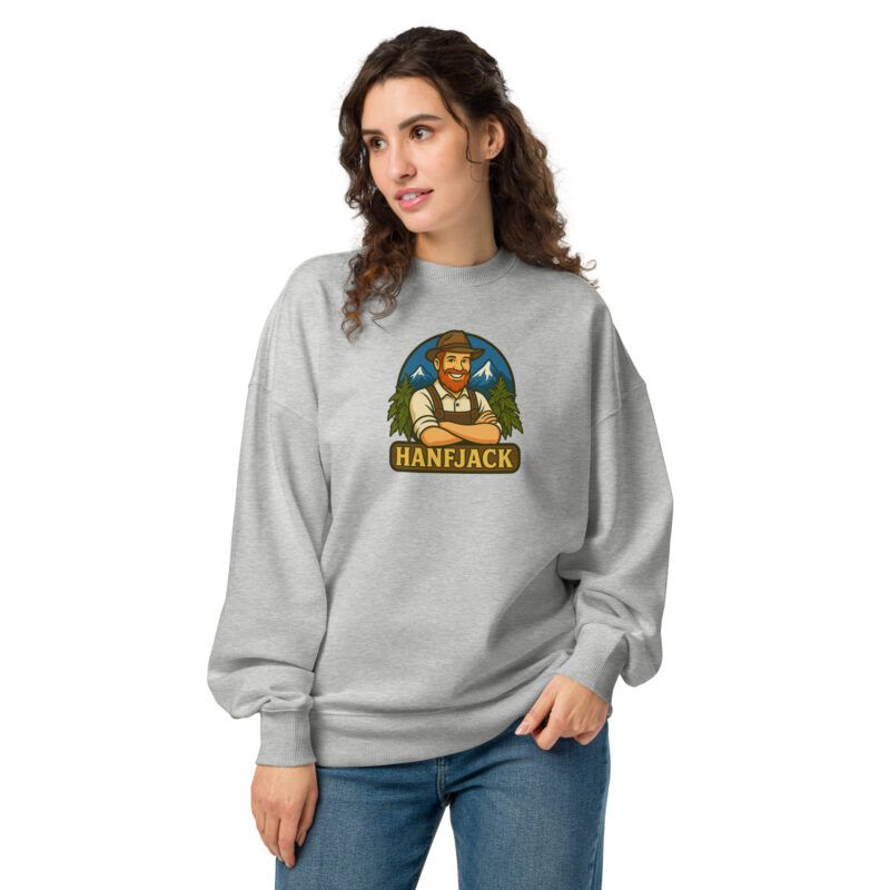 Oversized Unisex Bio-Pullover - Hanfjack – Bild 3