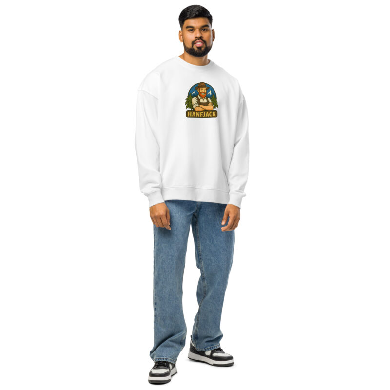 Oversized Unisex Bio-Pullover - Hanfjack – Bild 12