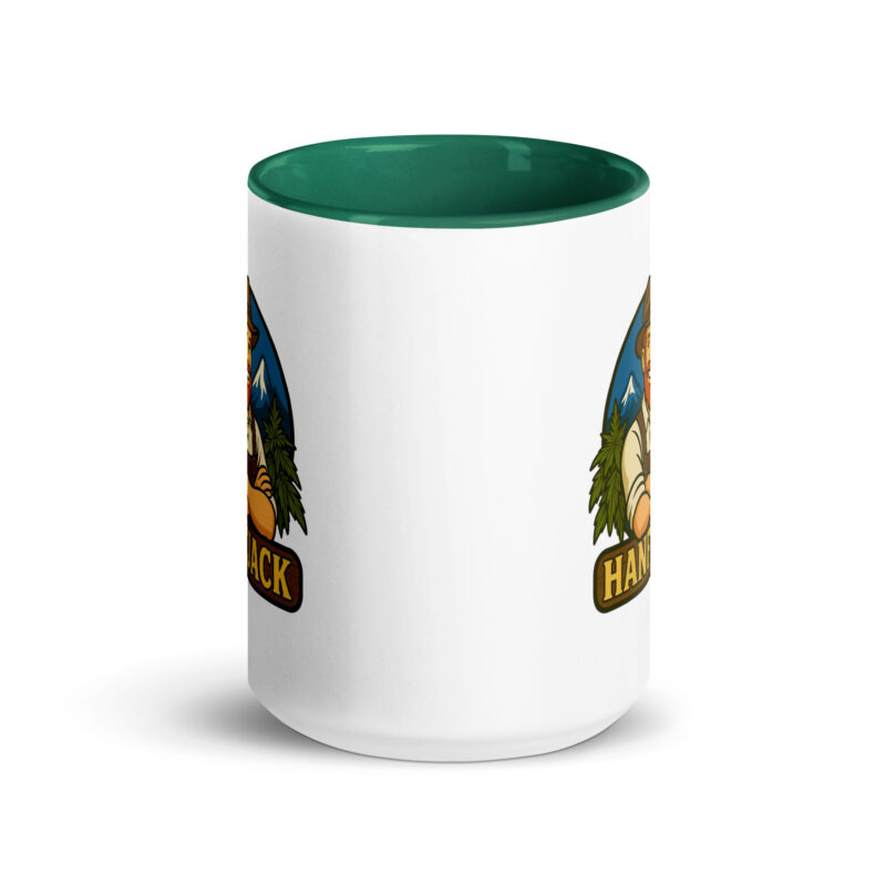 Tasse mit farbiger Innenseite - Hanfjack Logo – Bild 8