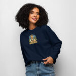 Bio-Pullover mit Rundhalsausschnitt für Damen - Hanfjack Logo
